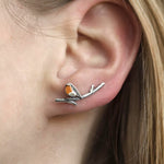 Rotkehlchen Ohrringe