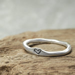 Ring vintage hart
