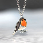 Rotkehlchen Halskette