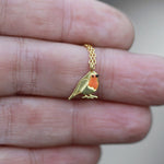 Rotkehlchen Halskette