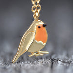 Rotkehlchen Halskette